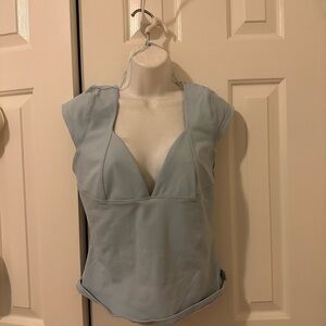 Women's Light Blue Top
